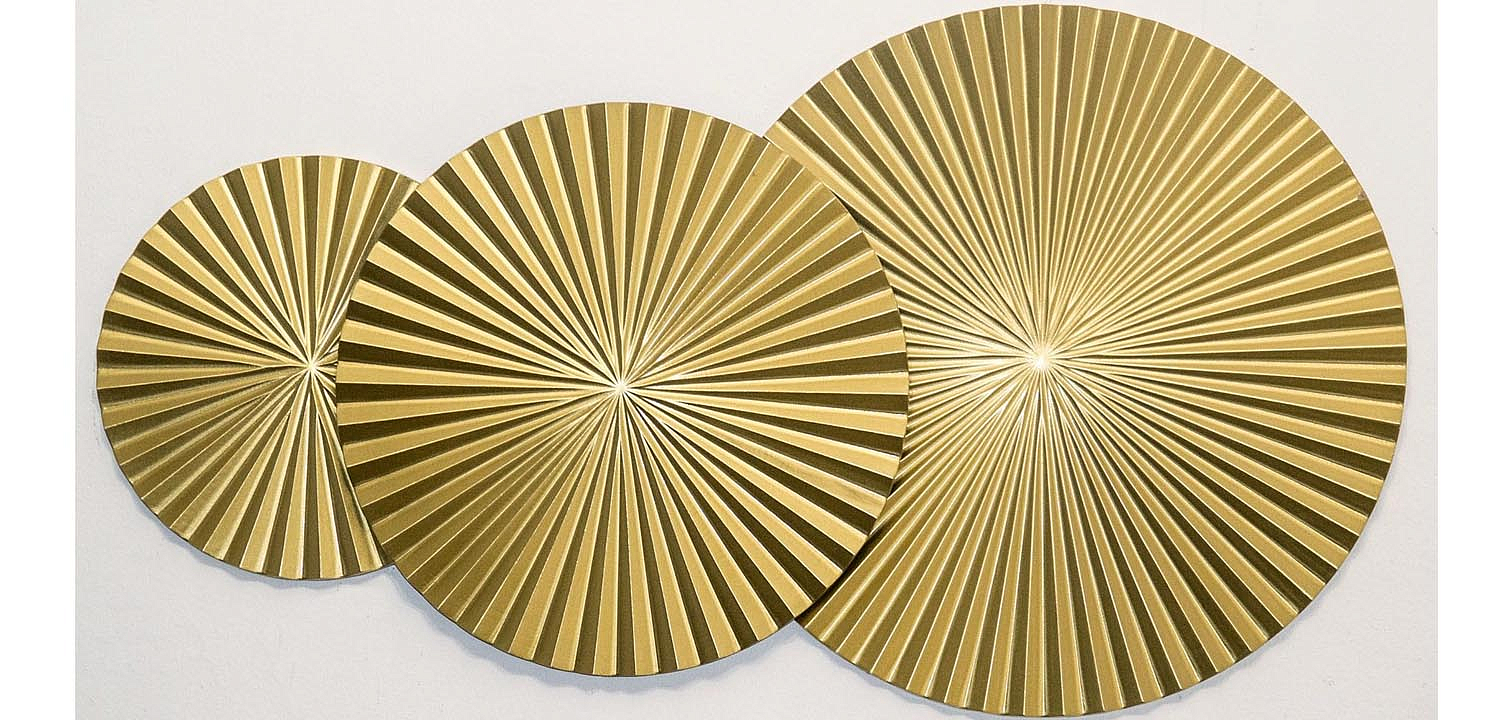 Арт-объект Apollo Gold Wall Plaque Disc 3 Арт-объект Apollo Gold Wall Plaque Disc 3 - Loft-Concept в Брянске