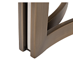 Столик журнальный с круглой мраморной столешницей Unique Stone Design варинант исполнения - 6 | Loft Concept в Брянске