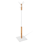 Вешалка с квадратным основанием и 4-мя белыми металлическими крючками Industrial Metal Rust варинант исполнения - 1 | Loft Concept в Брянске