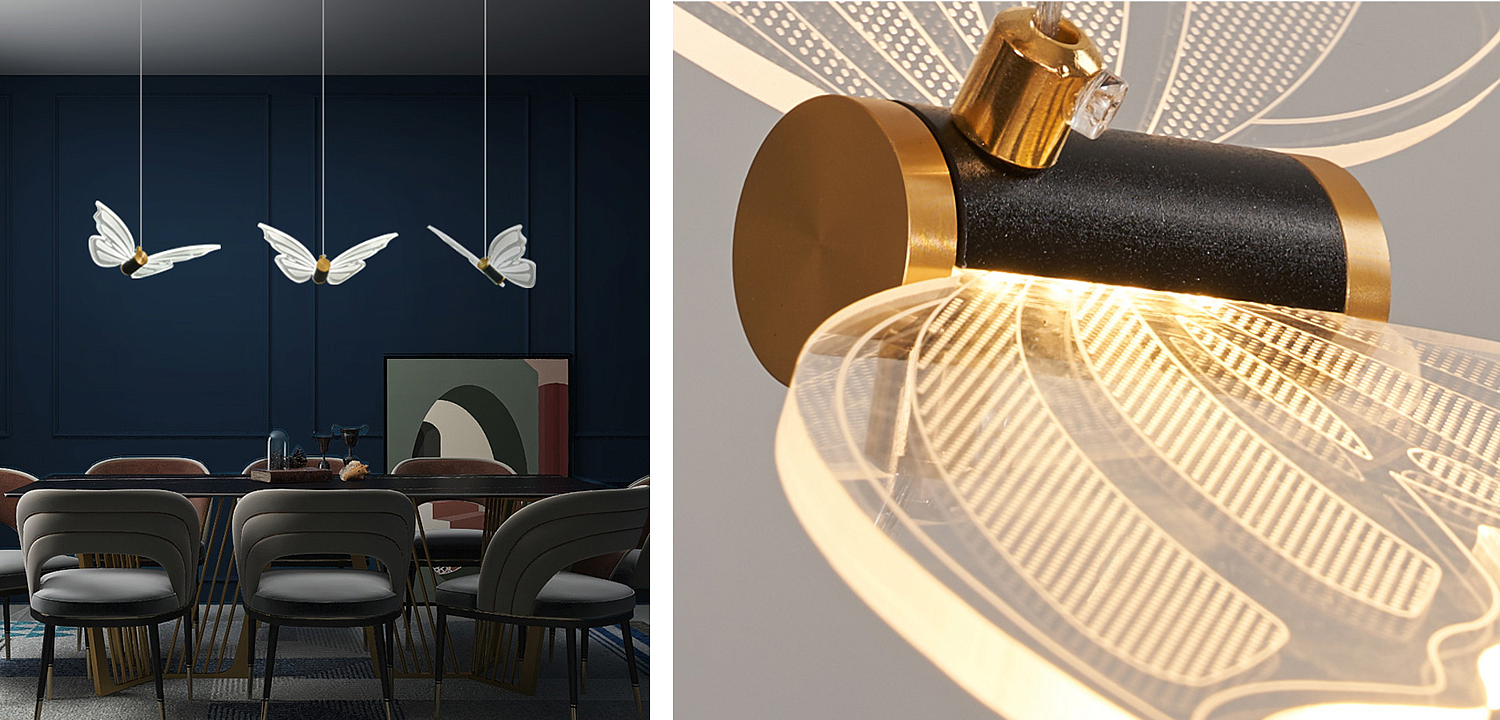 Люстра Glass butterfly chandelier B Люстра Glass butterfly chandelier B - Loft-Concept в Брянске