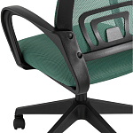 Офисное кресло с основанием из черного пластика Desk chairs Green варинант исполнения - 7 | Loft Concept в Брянске