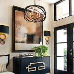 Люстра черная из эллиптических элементов Overlapping Orbits варинант исполнения - 2 | Loft Concept в Брянске