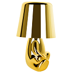 Настольная лампа фигурная золотого цвета с гладким абажуром Высота 16 см Sophia варинант исполнения - 6 | Loft Concept в Брянске