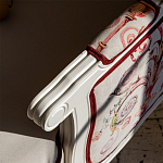 Кресло из массива бука бежевое с растительным орнаментом Raffael Beige Floral Armchair варинант исполнения - 3 | Loft Concept в Брянске