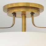 Потолочный светильник с круглым матовым белым плафоном Hinkley варинант исполнения - 6 | Loft Concept в Брянске