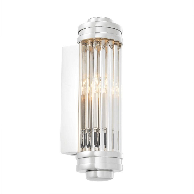 Бра Wall Lamp Gascogne XS Nickel Никель Прозрачное Стекло Бра Wall Lamp Gascogne XS Nickel Никель Прозрачное Стекло в Брянске | Loft Concept
