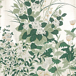 Обои ручная роспись Uki Hana Original Colourway on 12 Carat White Gold gilded paper варинант исполнения - 1 | Loft Concept в Брянске