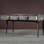 Консоль прямоугольная серая с 4-мя выдвижными ящиками Grany варинант исполнения - 3 | Loft Concept в Брянске