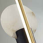 Бра с круглым плафоном из алебастра и бронзовой декоративной стрекозой 65 Alaris  варинант исполнения - 6 | Loft Concept в Брянске