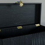 Большой дизайнерский Сундук Elsa Dreams Black варинант исполнения - 3 | Loft Concept в Брянске