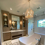 Люстра белая с несколькими ярусами деревянных палочек Bright Wooden Chandelier варинант исполнения - 8 | Loft Concept в Брянске