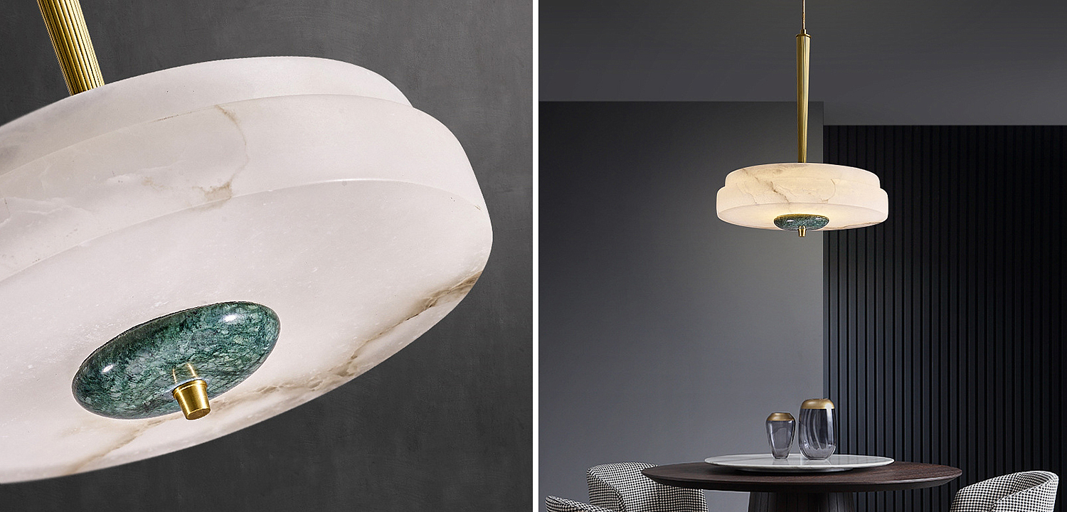 Подвесной светильник Martin Marble Hanging Light Подвесной светильник Martin Marble Hanging Light - Loft-Concept в Брянске