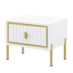 Тумба прикроватная белая с ящиком Antique Order варинант исполнения - 1 | Loft Concept в Брянске