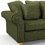 Мебельная ткань Шенилл зеленый цвет 138 см T4-22 варинант исполнения - 7 | Loft Concept в Брянске