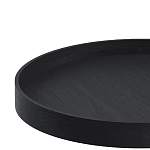 Cross W поднос из массива дуба чёрного цвета варинант исполнения - 1 | Loft Concept в Брянске