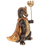 Подсвечник в виде дракона Dragon candlestick Gold варинант исполнения - 1 | Loft Concept в Брянске