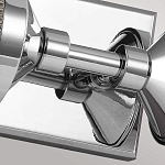 Бра для ванных комнат горизонтальное с 2-мя прозрачными рифлеными цилиндрическими плафонами Feiss варинант исполнения - 3 | Loft Concept в Брянске