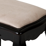 Табурет из массива березы с льяной обивкой в стиле прованс Vintage варинант исполнения - 3 | Loft Concept в Брянске