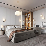 Черно-белая настольная лампа Ladybug варинант исполнения - 5 | Loft Concept в Брянске