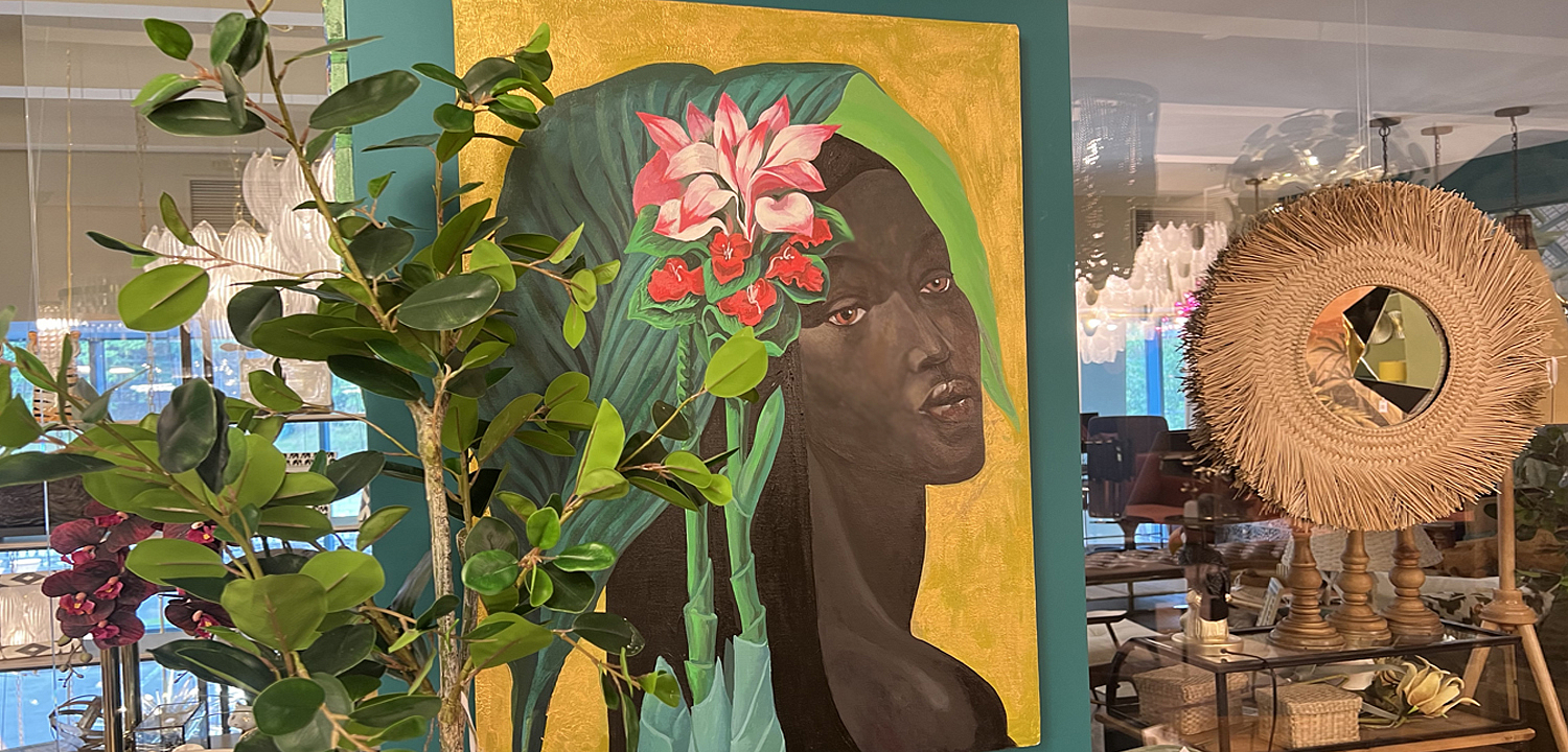 Картина Tropical Girl Картина Tropical Girl - Loft-Concept в Брянске