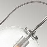 Подвесной светильник с прозрачным плафоном в форме шара в арочной подвеске Hinkley варинант исполнения - 16 | Loft Concept в Брянске