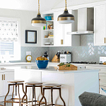 Подвесной светильник с круглым белым плафоном в индустриальном стиле Feiss варинант исполнения - 8 | Loft Concept в Брянске