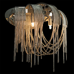 Бра с металиическими цепочками и дугообразными элементами Atlantis Chain варинант исполнения - 6 | Loft Concept в Брянске