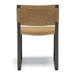 Дизайнерский стул с каркасом из металла с плетеными сиденьем и спинкой GREEN POINT Chair варинант исполнения - 4 | Loft Concept в Брянске