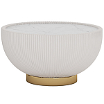 Круглый кофейный стол Ruelly White Coffee Table варинант исполнения - 1 | Loft Concept в Брянске