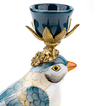 Фарфоровый подсвечник с птицей Eden Garden варинант исполнения - 4 | Loft Concept в Брянске