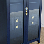 Дизайнерский шкаф витрина Elsa Dreams Blue с 4-мя ящиками варинант исполнения - 3 | Loft Concept в Брянске