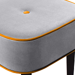 Квадратный мягкий пуф на черных ножках Winton Pouf Square варинант исполнения - 12 | Loft Concept в Брянске