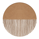 Бра круглое натуральная пробка с бахромой Natural Cork варинант исполнения - 1 | Loft Concept в Брянске