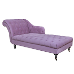 Кушетка фиолетовая с мягкой обивкой из велюра Michael Couch варинант исполнения - 1 | Loft Concept в Брянске