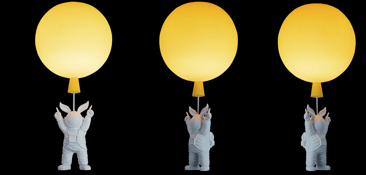 Потолочный светильник Cosmonaut yellow ball Потолочный светильник Cosmonaut yellow ball - Loft-Concept в Брянске