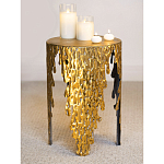 Столик дизайнерский Copper streaks варинант исполнения - 9 | Loft Concept в Брянске