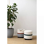 Пуф с плетеной светло-бежевой обивкой Serene Holidays варинант исполнения - 4 | Loft Concept в Брянске