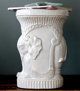 Керамический табурет White Elephant