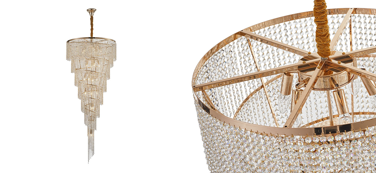 Хрустальная люстра Crystal Art Bronze D70 см Хрустальная люстра Crystal Art Bronze D70 см - Loft-Concept в Брянске