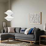 Подвесной вязаный белый светильник «Звезда Востока 02» варинант исполнения - 1 | Loft Concept в Брянске