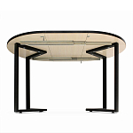 Стол обеденный раздвижной со столешницей белый мрамор Magali варинант исполнения - 5 | Loft Concept в Брянске