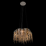 Люстра подвесная круглая с изогнутыми металлическими дугами и ниспадающими цепочками 65 см Atlantis Chain варинант исполнения - 13 | Loft Concept в Брянске