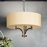 Люстра подвесная с цилиндрическим абажуром кремового цвета Natural Concepts варинант исполнения - 3 | Loft Concept в Брянске