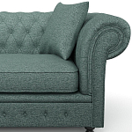 Мебельная ткань Шенилл бирюзовый цвет 138 см T4-31 варинант исполнения - 3 | Loft Concept в Брянске