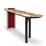 Консоль с овальной столешницей со светодиодной подсветкой Ruby варинант исполнения - 1 | Loft Concept в Брянске