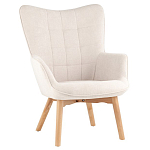 Белое кресло на ножках из массива CORDELIA варинант исполнения - 1 | Loft Concept в Брянске