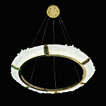 Люстра в форме кольца с цветочным декором Warm Heavenly Light варинант исполнения - 1 | Loft Concept в Брянске