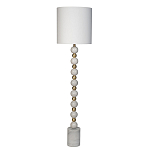 Торшер мраморный с белым абажуром Floor lamp Jewelry варинант исполнения - 1 | Loft Concept в Брянске
