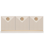 ТВ-тумба с 3-мя фактурными дверцами Satin Furniture варинант исполнения - 2 | Loft Concept в Брянске