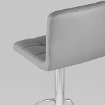 Барный стул с сиденьем серого цвета Honory варинант исполнения - 6 | Loft Concept в Брянске